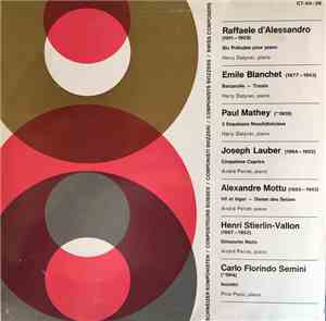 Raffaele d'Alessandro, Émile-Robert Blanchet, Paul Mathey, Joseph Lauber, A ...