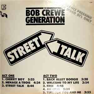 The Bob Crewe Generation - Street Talk
