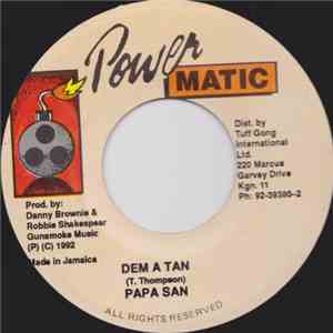 Papa San - Dem A Tan / Bammy