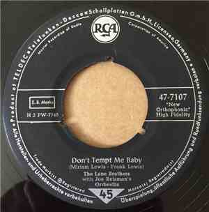 The Lane Brothers - Don't Tempt Me Baby / A Lover's Heart