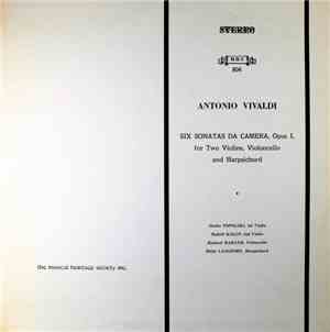 Antonio Vivaldi / Zlatko Topolski, Rudolf Kalup, Richard Harand, Hilde Lang ...