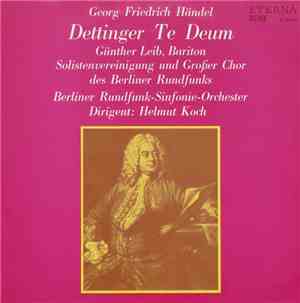Georg Friedrich Händel - Günther Leib, Solistenvereinigung des Berliner Run ...