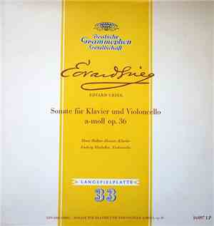 Hans Richter-Haaser, Ludwig Hoelscher - Edvard Grieg - Sonate Für Klavier U ...