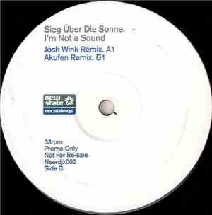 Sieg Über Die Sonne - I'm Not A Sound