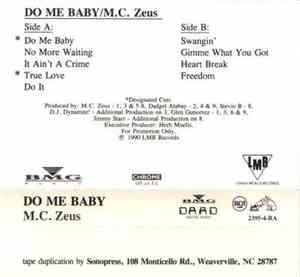 M.C. Zeus - Do Me Baby