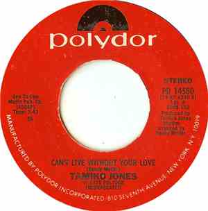 Tamiko Jones - Can't Live Without Your Love / Let It Flow