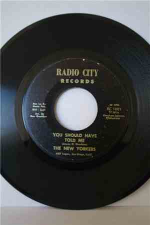 The New Yorkers - You Should Have Told Me / There's Going to Be a Wedding
