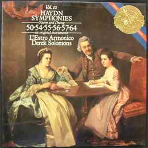 Haydn, L'Estro Armonico, Derek Solomons - Vol. 10, Symphonies, Sturm Und Dr ...