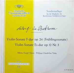 L. Van Beethoven - Wilhelm Kempff, Wolfgang Schneiderhan - Violin-Sonate Nr ...
