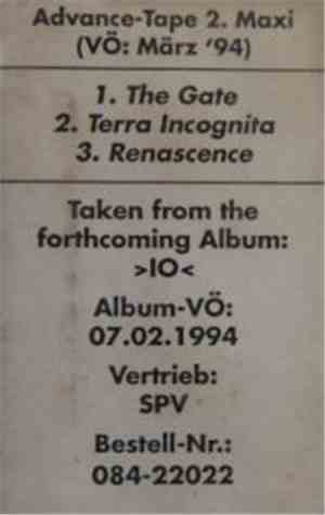Project Pitchfork - Advance-Tape 2.Maxi