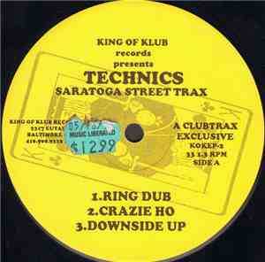 Technics - Saratoga Street Trax