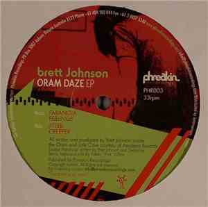 Brett Johnson - Oram Daze EP