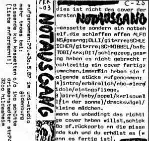 Notausgang  - Blau