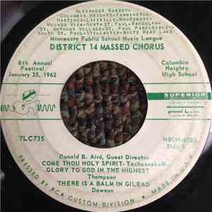 District 14 Massed Chorus - 8th Annual Festival January 25, 1962