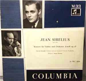 Jean Sibelius / David Oistrakh - Konzert Für Violine Und Orchester D-Moll O ...
