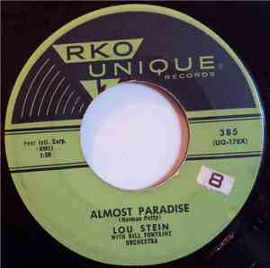 Lou Stein With Bill Fontaine Orchestra - Almost Paradise