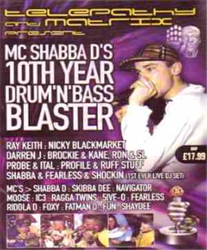 Various - MC Shabba D's 10th Year Drum 'N' Bass Blaster