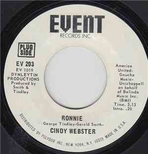 Cindy Webster - Ronnie / Take Me Inside