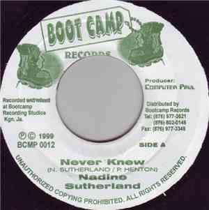 Nadine Sutherland / A.R.P.  - Never Knew