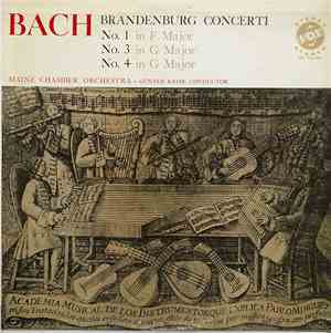 J.S. Bach, Mainz Chamber Orchestra Conductor Günter Kehr - Brandenburg Conc ...