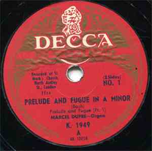 Marcel Dupré - Prelude And Fugue In A Minor