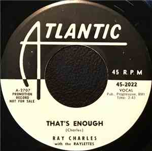 Ray Charles - That's Enough