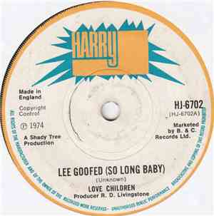 Love Children - Lee Goofed (So Long Baby)
