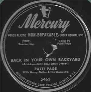 Patti Page - The Right Kind Of Love / Back In Your Own Backyard