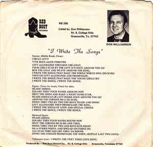 Red Boot Sound - I Write The Songs