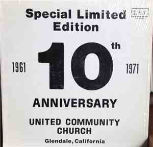 United Community Church, Glendale, California - 10th Anniversary, 1961-1971