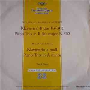 Wolfgang Amadeus Mozart, Maurice Ravel, Trio di Trieste - Klaviertrio B-Dur ...