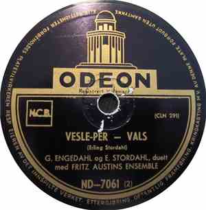 G. Engedahl Og E. Stordahl Duett Med Fritz Austins Ensemble - Vesle-Per / K ...