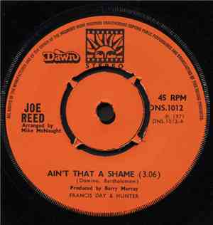Joe Reed  - Ain't That A Shame