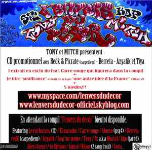 Tony Et Mitch - L'envers Du Décor (CD Promotionnel)