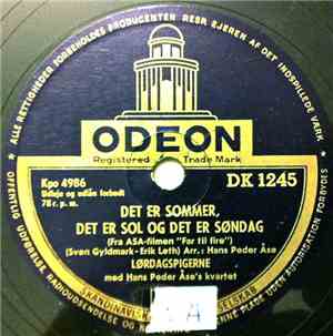 Lørdagspigerne Med Hans Peder Åse's Orkester - Det Er Sommer, Det Er Sol Og ...