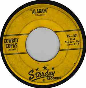 Cowboy Copas - Alabam / I Can