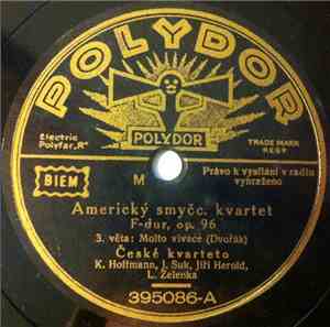 České Kvarteto, Dvořák - Americký Smyčc. Kvartet, F-Dur, Op. 96 (Molto Viva ...
