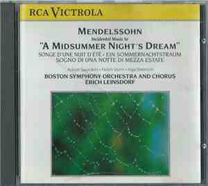 Boston Symphony Orchestra - Mendelssohn Incidental Music To 