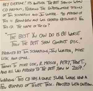 Scharpling & Wurster - The Best You Can Do Is Be Worse Than The Best Show C ...