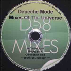 Depeche Mode - Mixes Of The Universe
