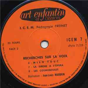 Various - Recherches Sur La Voix