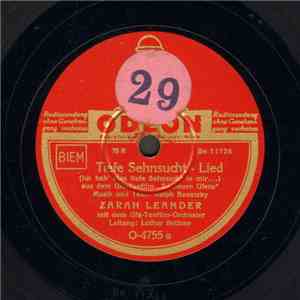 Zarah Leander - Tiefe Sehnsucht / Yes, Sir !