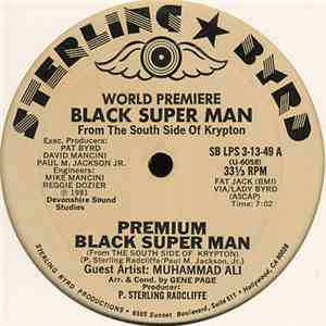 Black Super Man - Premium Black Super Man