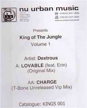 Dextrous - Lovable / Charge (T-Bone Unreleased Vip Mix)