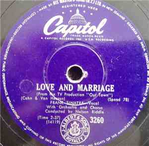 Frank Sinatra - Love And Marriage / The Impatient Years