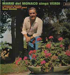 Mario del Monaco Sings Verdi, L'Orchestre National De L'Opéra De Monte Carl ...