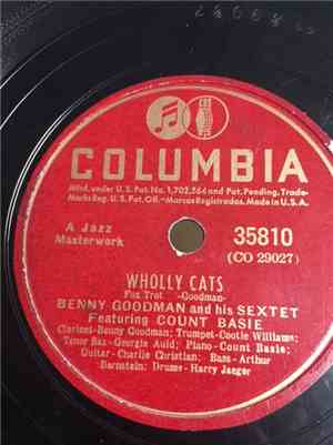 Benny Goodman And His Sextet Featuring Count Basie - Wholly Cats / Royal Ga ...