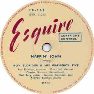 Roy Eldridge And His Gramercy Five - Nappin' John / Scottie