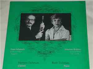 Herbert Tichman, Ruth Tichman - Sonata's For Clarinet And Piano