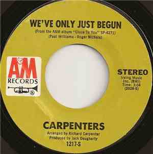 Carpenters - We've Only Just Begun